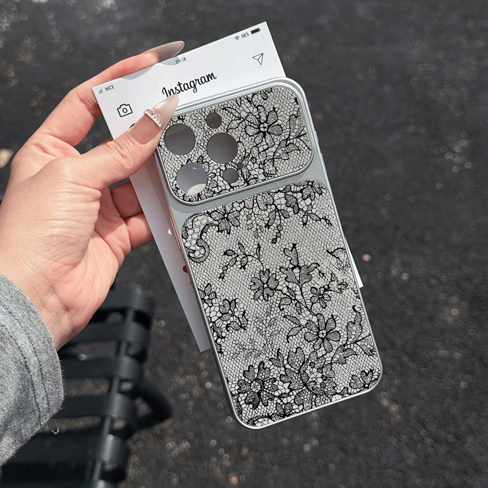 コケットブラックピンクレースフォンケース iPhone 17 - Phone Cases Leather のレビューと価格