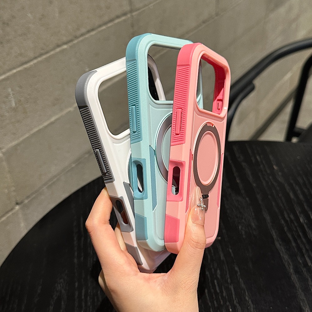 2-in-1ヘビーデューティー保護ケース マグネットスタンド - Phone Cases Heavy Duty のレビューと価格