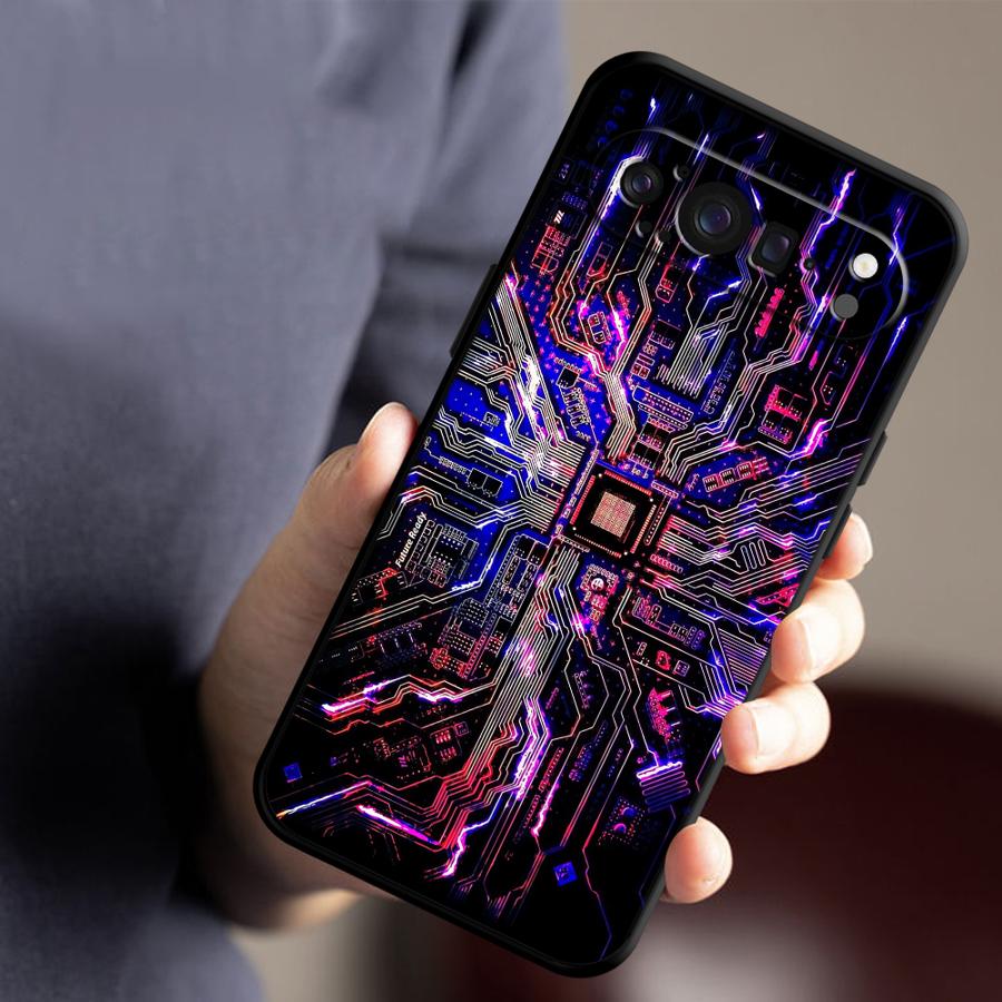 レトロな回路基板デザインのスマホケース Google Pix - Phone Cases Google Pixel 10 のレビューと価格