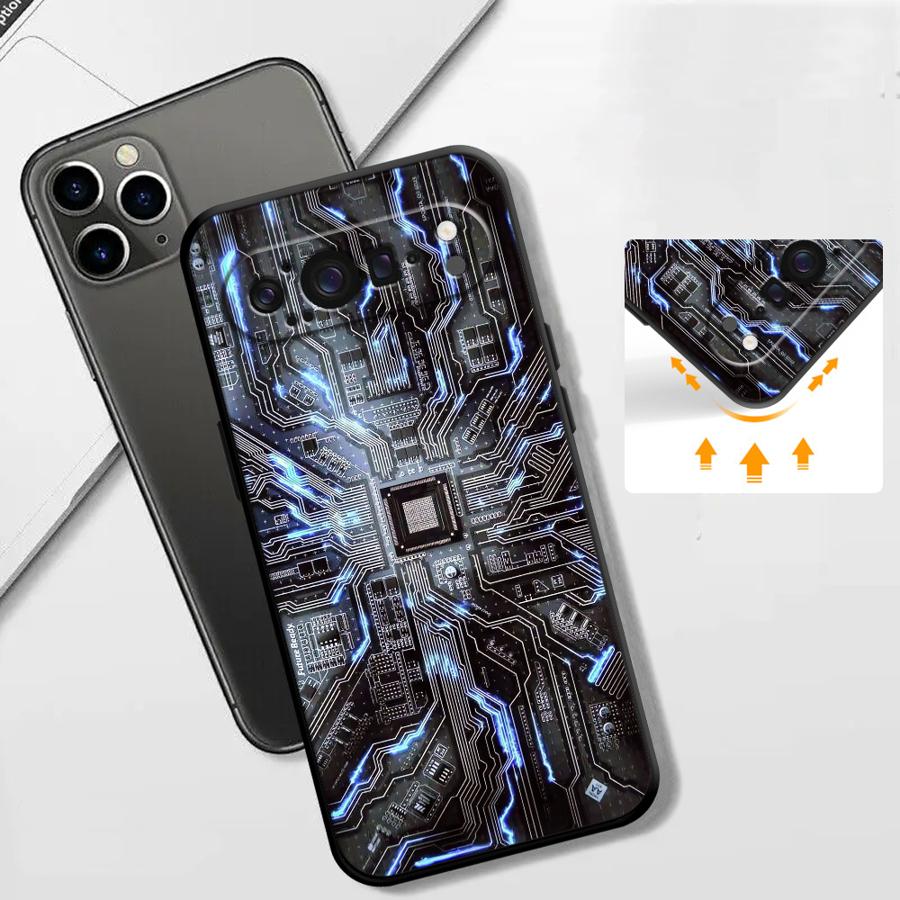レトロな回路基板デザインのスマホケース Google Pix - Phone Cases Google Pixel 10 のレビューと価格