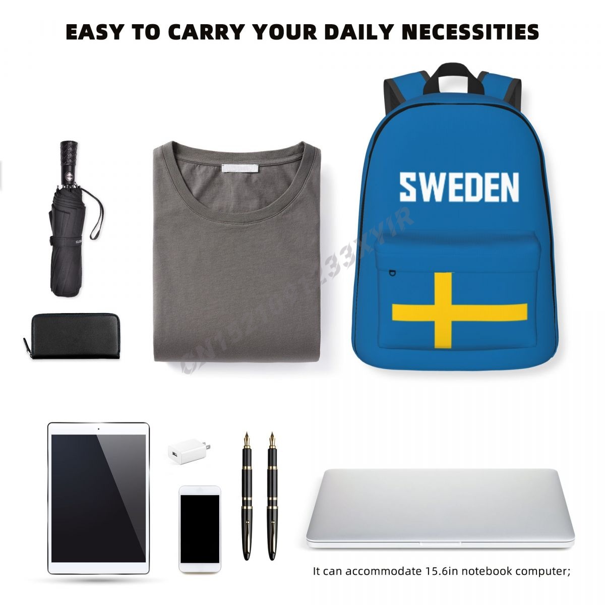 ユニセックスバックパック スウェーデン国旗 スウェーデンステ - Phone Cases Sweden のレビューと価格
