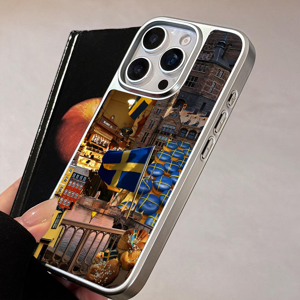 スウェーデン国旗柄iPhoneケース iPhone 17 1 - Phone Cases Sweden のレビューと価格