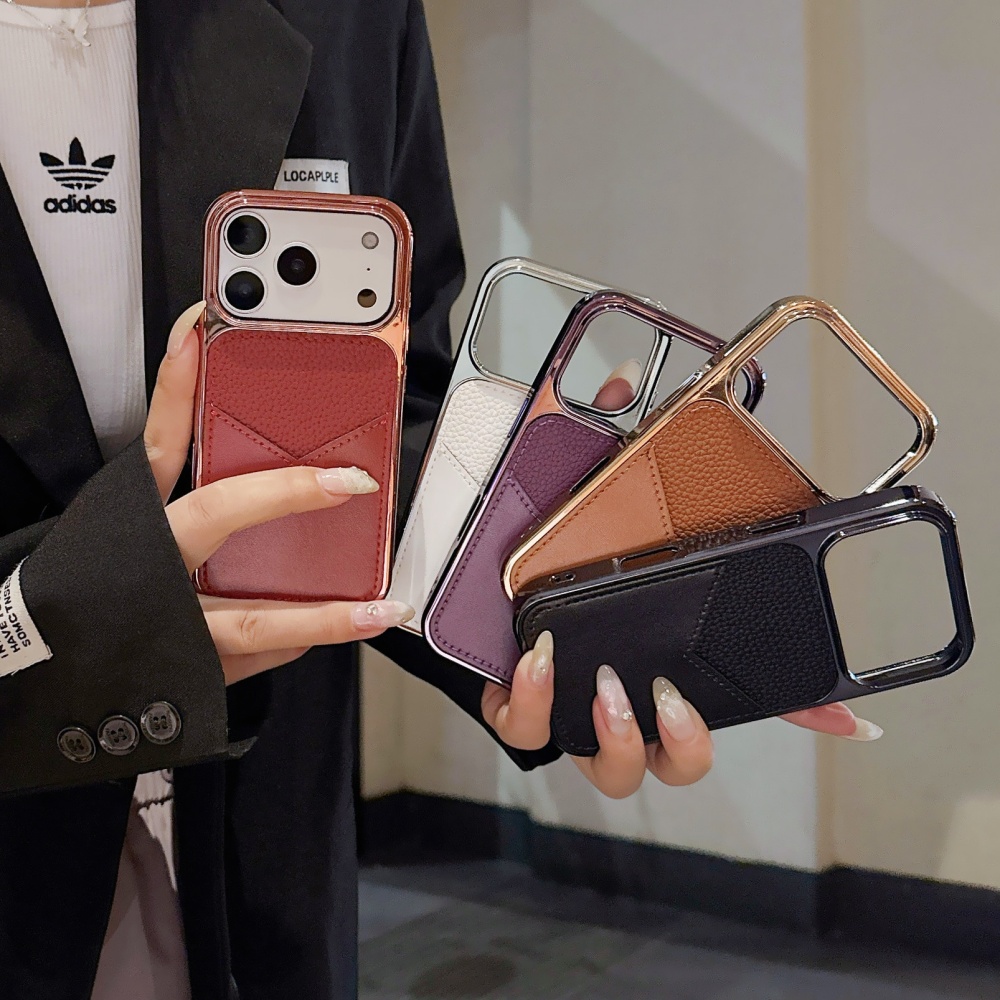 ビジネスPUレザーカードバッグ付きiPhoneケース iPh - Phone Cases Leather のレビューと価格