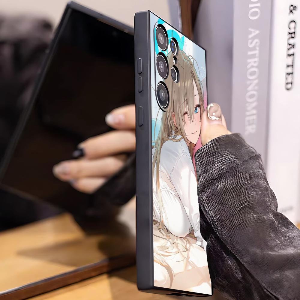 ホットブルーアーカイブ グリルアスナ スマホケース サムスン - Phone Cases For Samsung Galaxy のレビューと価格