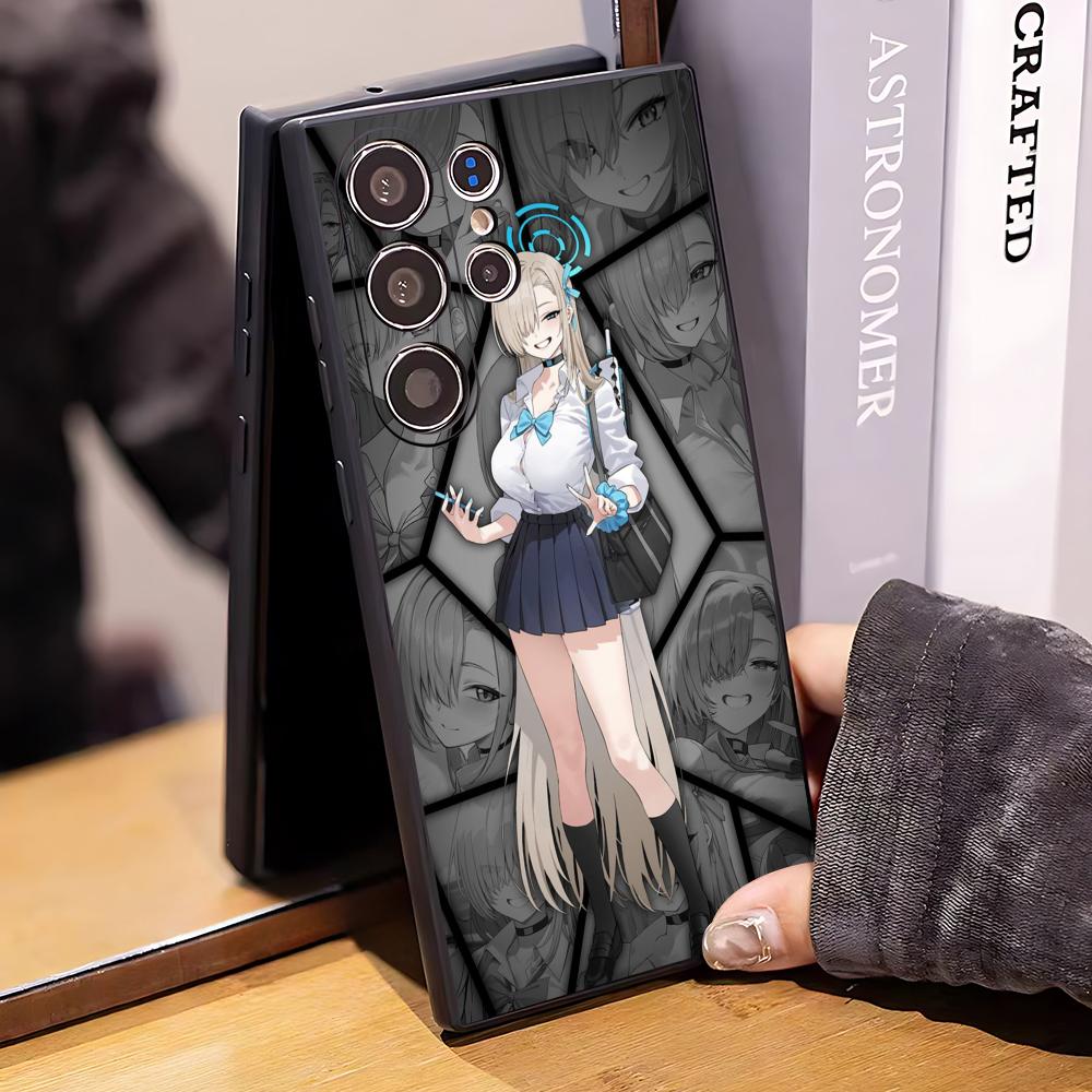ホットブルーアーカイブ グリルアスナ スマホケース サムスン - Phone Cases For Samsung Galaxy のレビューと価格